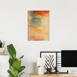 Infångande Abstrakt Art Poster: Öka ditt space Poster