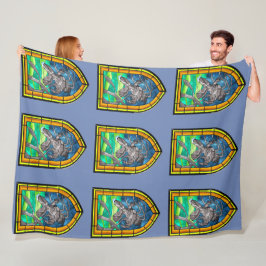 Infångat glas Kraken Fleecefilt