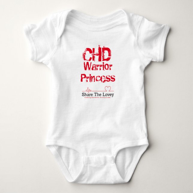Infant CHD Warrior Princess Tee (Framsida)