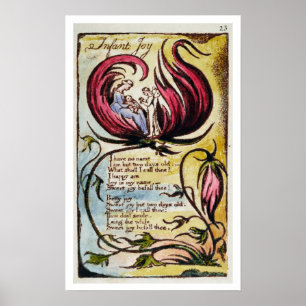 "Infant Joy", tallrik 23 från "Sång i Oskuld och Poster