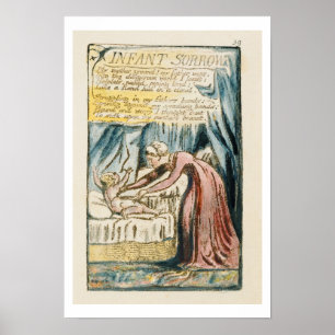 "Infant Sorrow", plate 39 (Bentley 48) from "Sång Poster