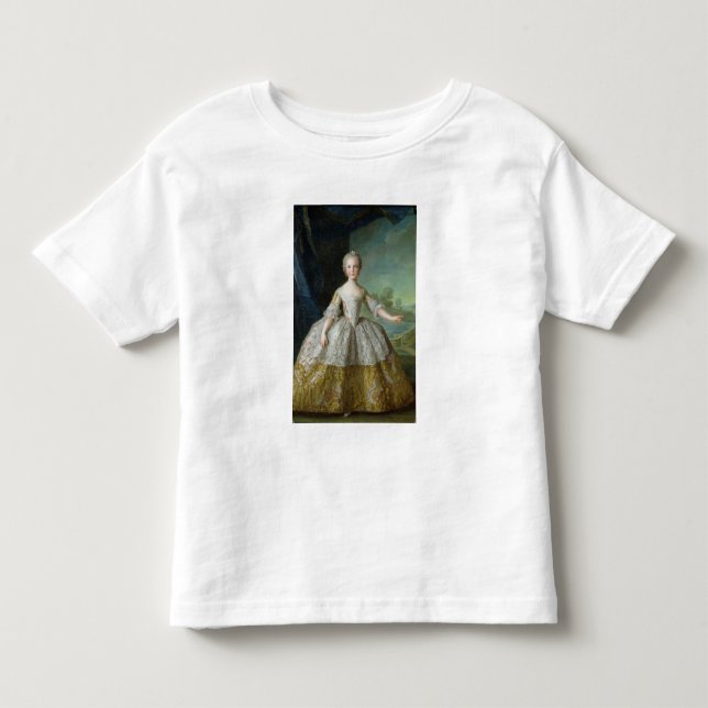 Infanta Isabelle de Bourbon-Parme 1749 Tee Shirt (Framsida)