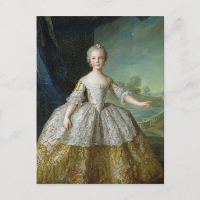 Infanta Isabelle de Bourbon-Parme 1749 Vykort (Framsida)