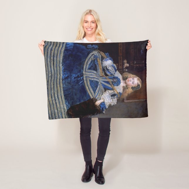 Infanta Margarita Teresa Blue Dress, Velazquez Fleecefilt (På plats)