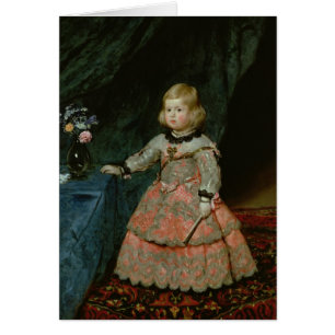 Infanta Margarita Teresa Hälsningskort