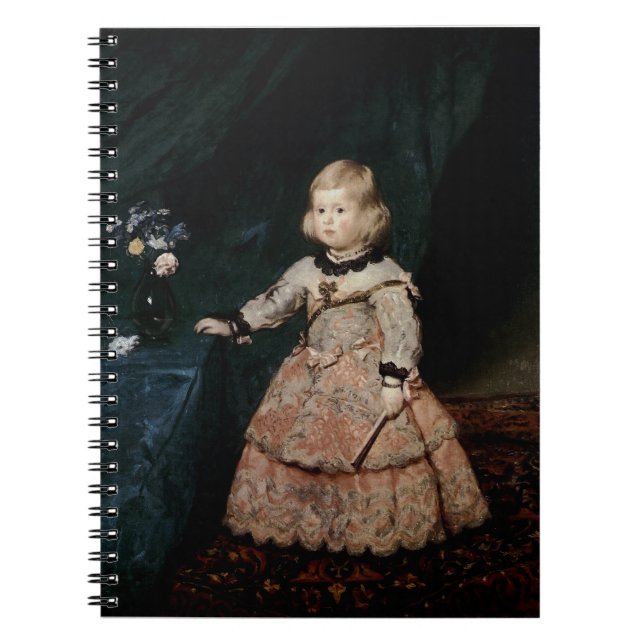 Infanta Margarita Therese Anteckningsbok Med Spiral (Framsidan)