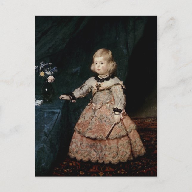 Infanta Margarita Therese Vykort (Framsida)