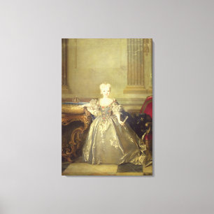 Infanta Maria Ana Victoria de Borbón, 1724 (olja Canvastryck
