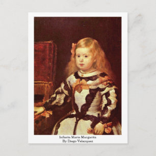 Infanta Maria Margarita av Diego Velazquez Vykort