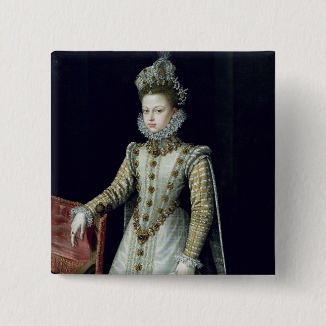 Infantaen Isabel Clara Eugenie 1579 Knapp (Framsida)