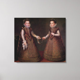 Infantas Isabella Clara Eugenia Canvastryck
