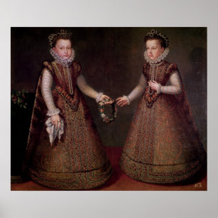 Infantas Isabella Clara Eugenia Poster