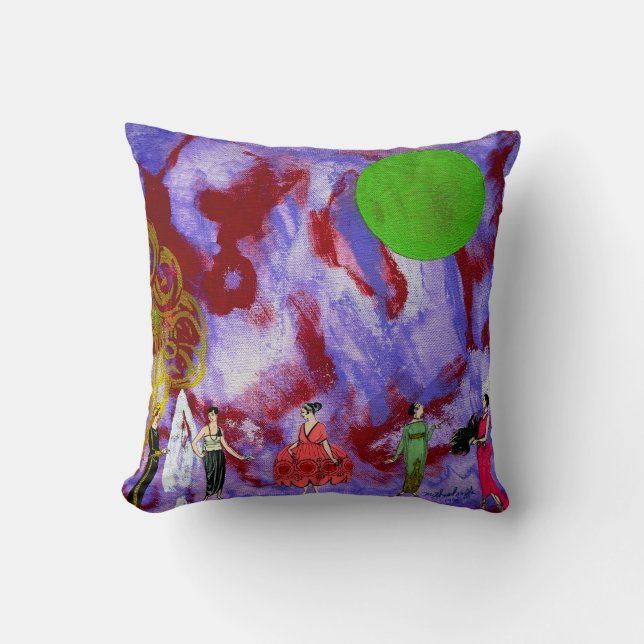 Infantas måndagskvinna Party Kudde (Framsida)