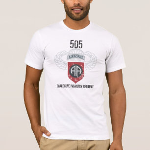 Infanterit för 505 fallskärm Regiment 82nd Tee Shirt