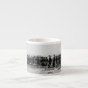 Infantry Civil Krig Färgad Troops Espressomugg
