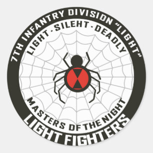 Infantry Division 7:e (Light) Runt Klistermärke