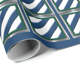 Infantry Division Silver ramed Patch Wrapping Presentpapper