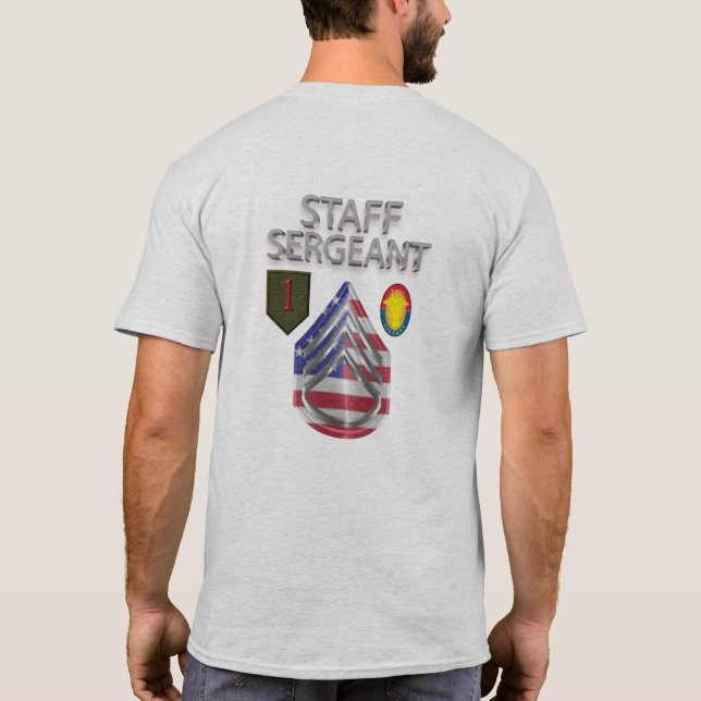 Infantry-divisionens inspektör t shirt (Baksida)
