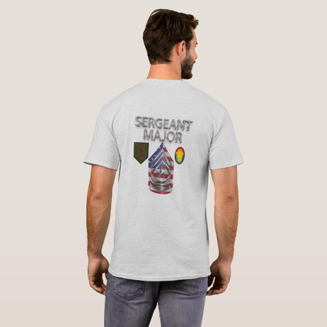 Infantry-divisionens kapten t shirt (Hel baksida)