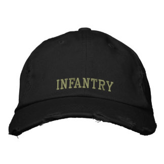 Infantry Embroiderade Hat Broderad Keps
