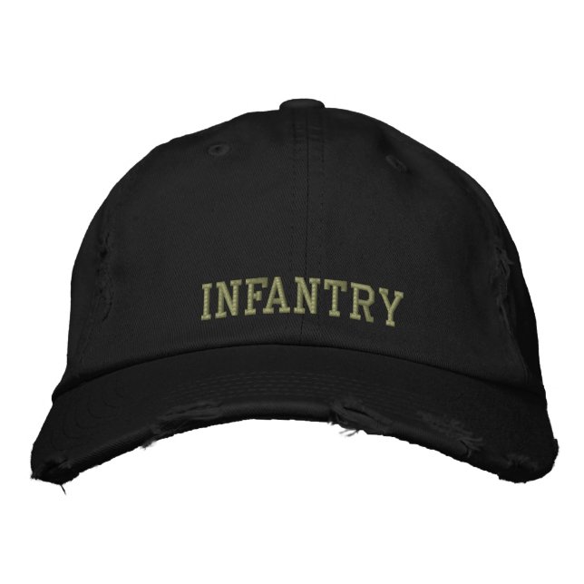 Infantry Embroiderade Hat Broderad Keps (Framsida)
