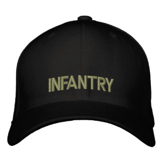 Infantry Embroiderade Hat Broderad Keps