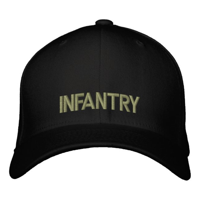 Infantry Embroiderade Hat Broderad Keps (Framsida)