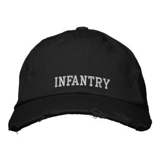 Infantry Embroiderade Hat Broderad Keps