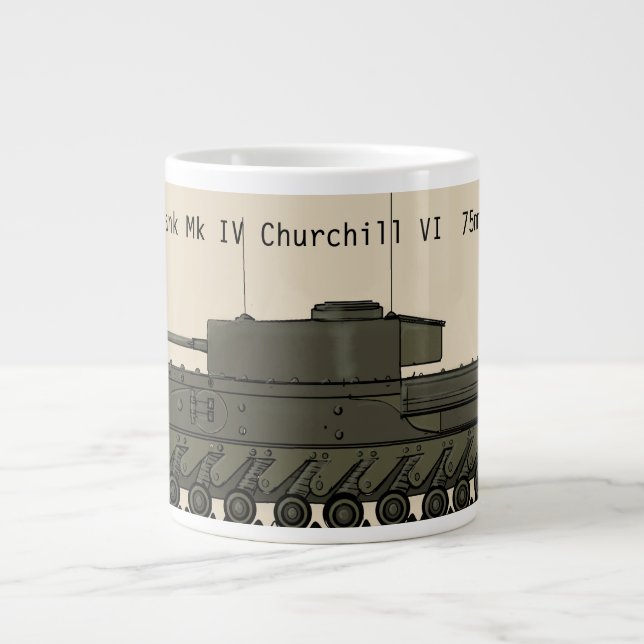 Infantry tank Mk IV Churchill VI Classic British Jumbo Mugg (Framsidan)