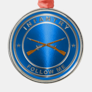 INFANTRY VETERAN JULGRANSPRYDNAD METALL