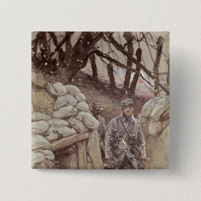 Infantrymen i ett dike, Notre Dame de Lorette Knapp (Framsida)