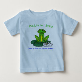 Infant's Frog on a Lily Pad Blue T-Shirt
