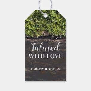 Infekt med Love Rustic Wedding Presentetikett