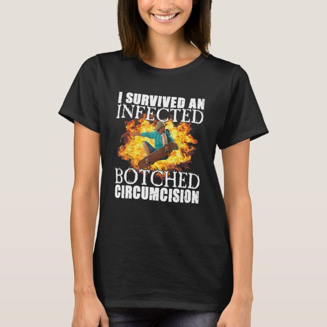 Infekterad offensiv av botat cirkulationsmeme t shirt (Framsida)