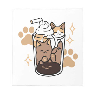 Infektionsblandning: Katt- och kaffekonst för Djur Anteckningsblock