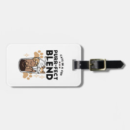 Infektionsblandning: Katt- och kaffekonst för Djur Bagagebricka