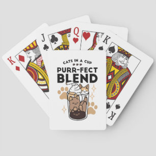 Infektionsblandning: Katt- och kaffekonst för Djur Casinokort