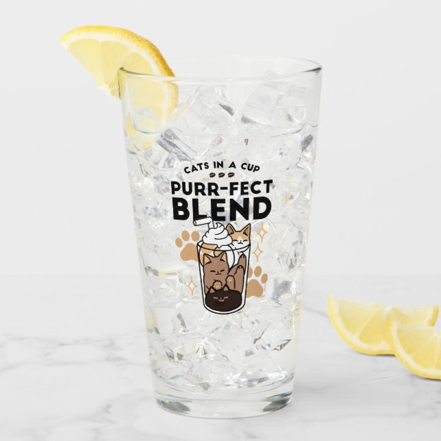 Infektionsblandning: Katt- och kaffekonst för Djur Glaskopp (Framsida Ice)