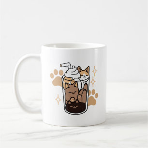 Infektionsblandning: Katt- och kaffekonst för Djur Kaffemugg