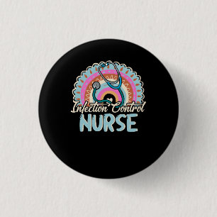 Infektionskontroll Nurse Rainbow Retro Stil Rainbo Knapp