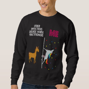 Infektionssjuksköterska Specialist Unicorn Othe Lång Ärmad Tröja