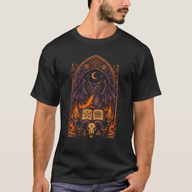 Infernal Grimorie T Shirt (Framsida)