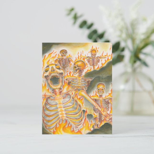 Infernal Legions Curio Vykort (Stående Fram)