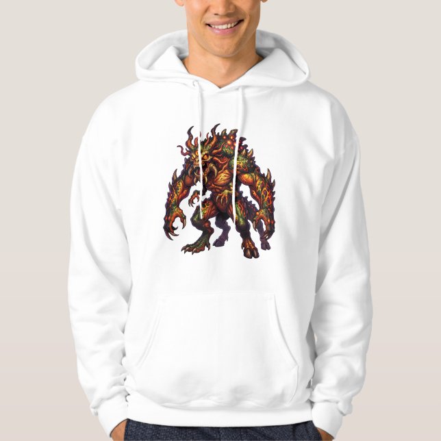 Infernalt Behemoth-monster Hoodie (Framsida)