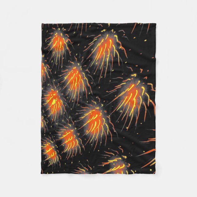 Inferno Comet Trails Fleece Blanket (Framsidan)