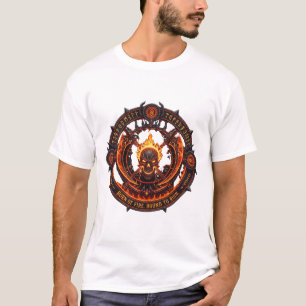 Inferno Crest T-Shirt – Demoniskt Eldemblem