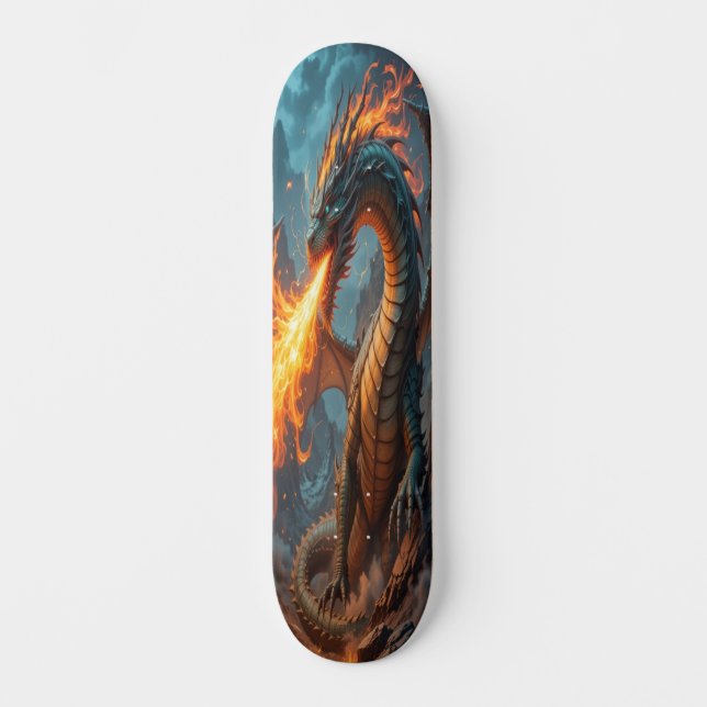 Inferno Dragon Edition 1 Mini Skateboard Bräda 18,5 Cm (Framsida)