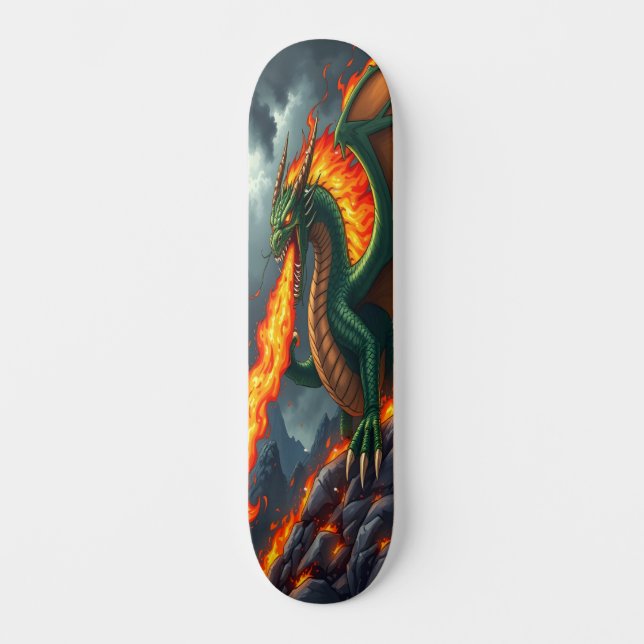Inferno Dragon Edition 2 Mini Skateboard Bräda 18,5 Cm (Framsida)