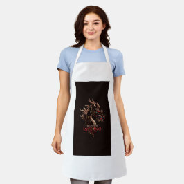 Inferno Dragon Watercolor T-Shirt - Whimsical Fire