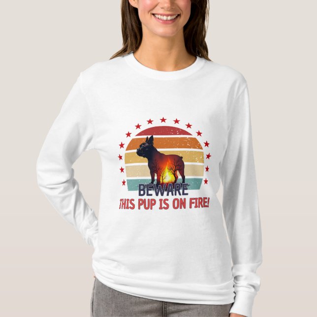 Inferno Hund T Shirt (Framsida)